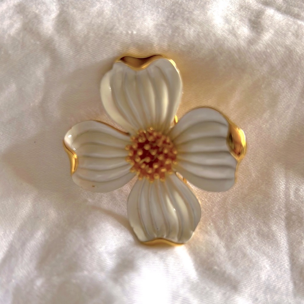 Trifari Flower Brooch